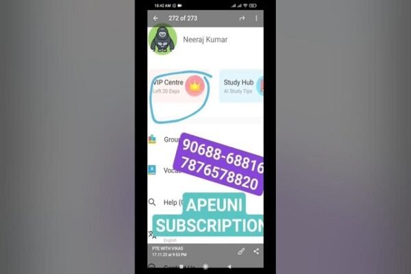 apeuni 1 month subscription price