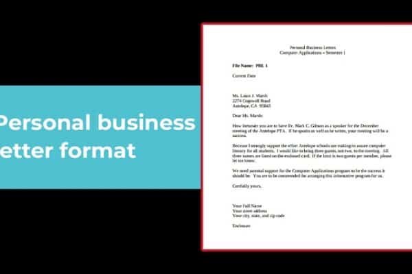 Business Letter Format